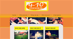 Desktop Screenshot of 410hogs.com