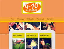 Tablet Screenshot of 410hogs.com